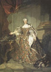 Louis Tocque Marie Leczinska Queen of France wife of Louis XV (mk05)